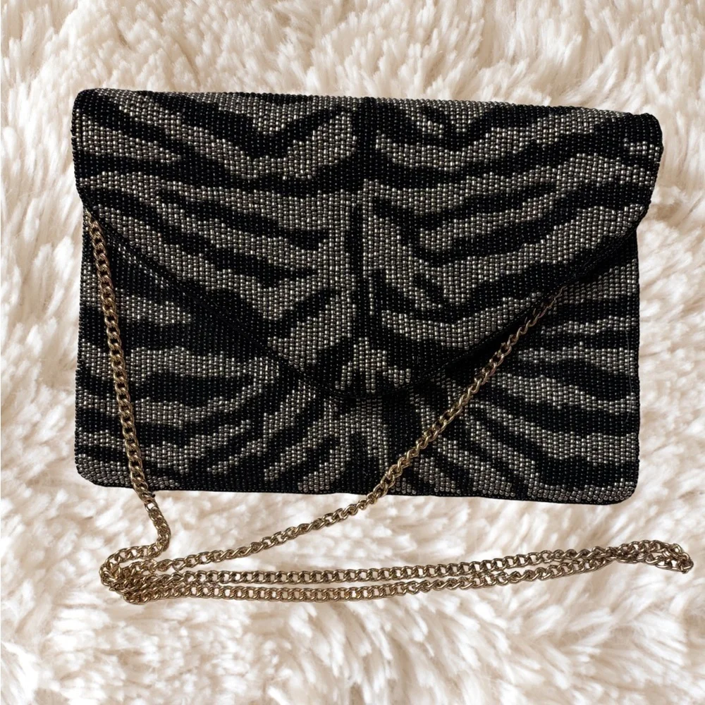 Elegant Black and Gray Clutch